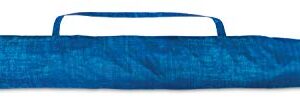 Sport-Brella Core Vented SPF 50+ Upright Beach Umbrella (6-Foot), Heathered Blue