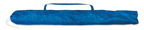 Sport-Brella Core Vented SPF 50+ Upright Beach Umbrella (6-Foot), Heathered Blue