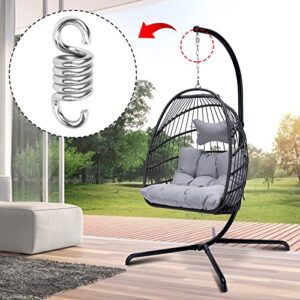 Heavy Duty Spring for Hammock Swing Chair Hanging Porch Suspension Hook,880lbs Weight Capacity