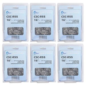 UpStart Components 6-Pack 16-Inch Chainsaw Chain Replacement for Stihl 61PMM3 55 - (16", 3/8".043", 55 Drive Links)