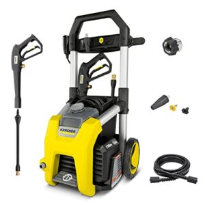 karcher k1700 1700 psi 1.2 gpm trupressure electric pressure washer – 2125 max psi power washer with 3 nozzles for cleaning cars, siding, driveways, fencing, & more