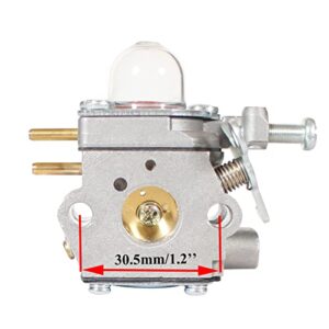WC2200 Carburetor for Craftsman WS210 WC2200 WS2200 WC210 CMXGTAMD25SC CMXGTAMD25CC 41AD25CC793 41AD25SC793 25cc 27cc String Trimmer Weed Eater