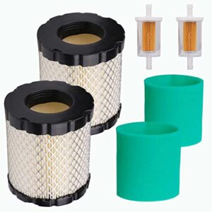 ductail 2 pack 798897 air filter, compatible with briggs and stratton 49m977 49l977 44q977 44p977 engine lawn mower 794935 592496 cyclonic air cleaner