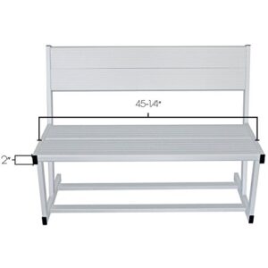 Extreme Max 3006.6641 Universal Aluminum Dock and Patio Bench