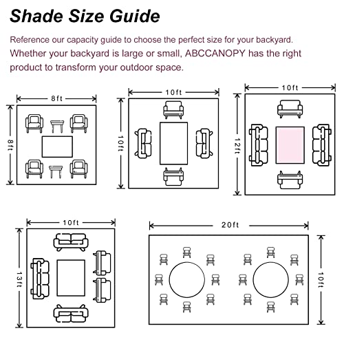 ABCCANOPY 10x12 Outdoor Gazebo - Patio Gazebo with Mosquito Netting, Outdoor Canopies for Shade and Rain for Lawn, Garden, Backyard & Deck (Khaki)