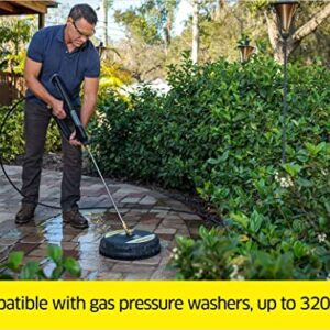 Karcher Universal 15" Pressure Washer Surface Cleaner Attachment, Power Washer Accessory - 1/4" Quick-Connect, 3200 PSI