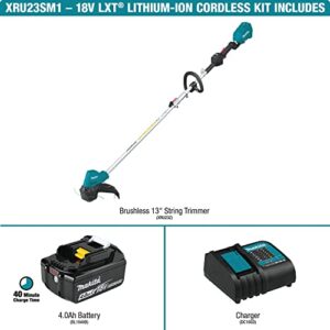 Makita XRU23SM1 18V LXT® Lithium-Ion Brushless Cordless 13" String Trimmer Kit (4.0Ah)