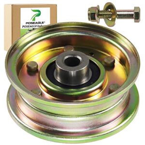 poseagle 756-04224 flat idler pulley 2.75 od replaces cub cadet 756-04224 idler pulley 756-04224 pulley, mtd 756-0981 pulley, mtd 756-0981a, 756-0981b, 7560981a, 7560981b, toro 112-3687, 62-4540