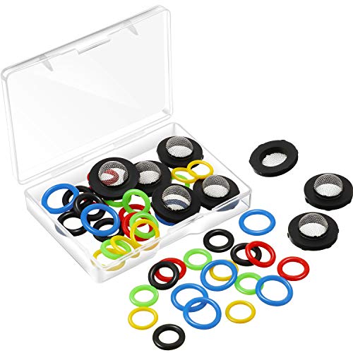 24 Pack O-Ring Power Pressure Washer Kit 6 Sizes for Power Pressure Washers, Pump, Hose, Gun, Wand and Lance