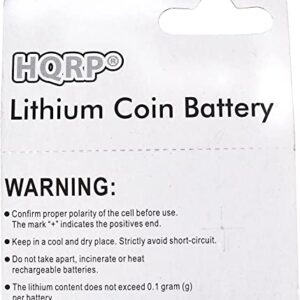 HQRP 4-Pack Lithium Battery Compatible with MyQ Garage Door Sensor