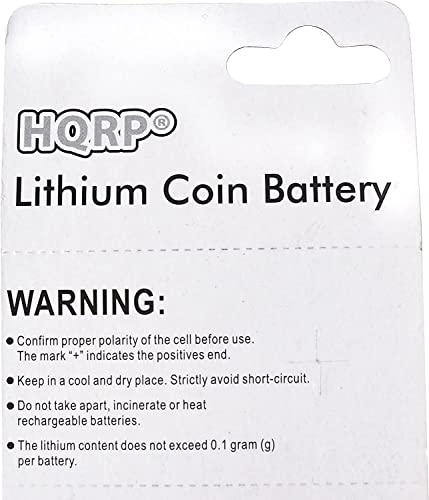 HQRP 4-Pack Lithium Battery Compatible with MyQ Garage Door Sensor