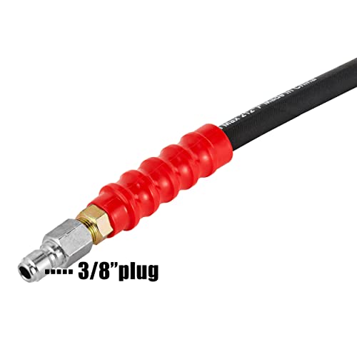 Tool Daily Pressure Washer Hose, 3/8 Inch x 50 FT, Quick Connect, 4000 PSI, High Tensile Wire Braided