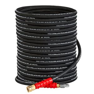 tool daily pressure washer hose, 3/8 inch x 50 ft, quick connect, 4000 psi, high tensile wire braided