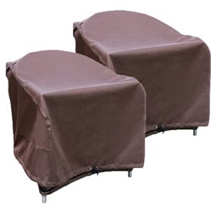 leader acessories heavy duty 600d pvc patio chair cover waterproof furniture cover