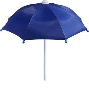 replacement mini umbrella for cozynut squirrel feeder picnic table (navy blue)
