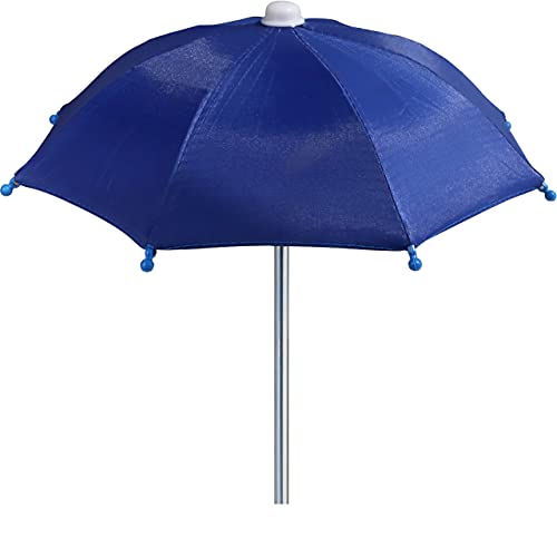 Replacement Mini Umbrella for COZYNUT Squirrel Feeder Picnic Table (Navy Blue)