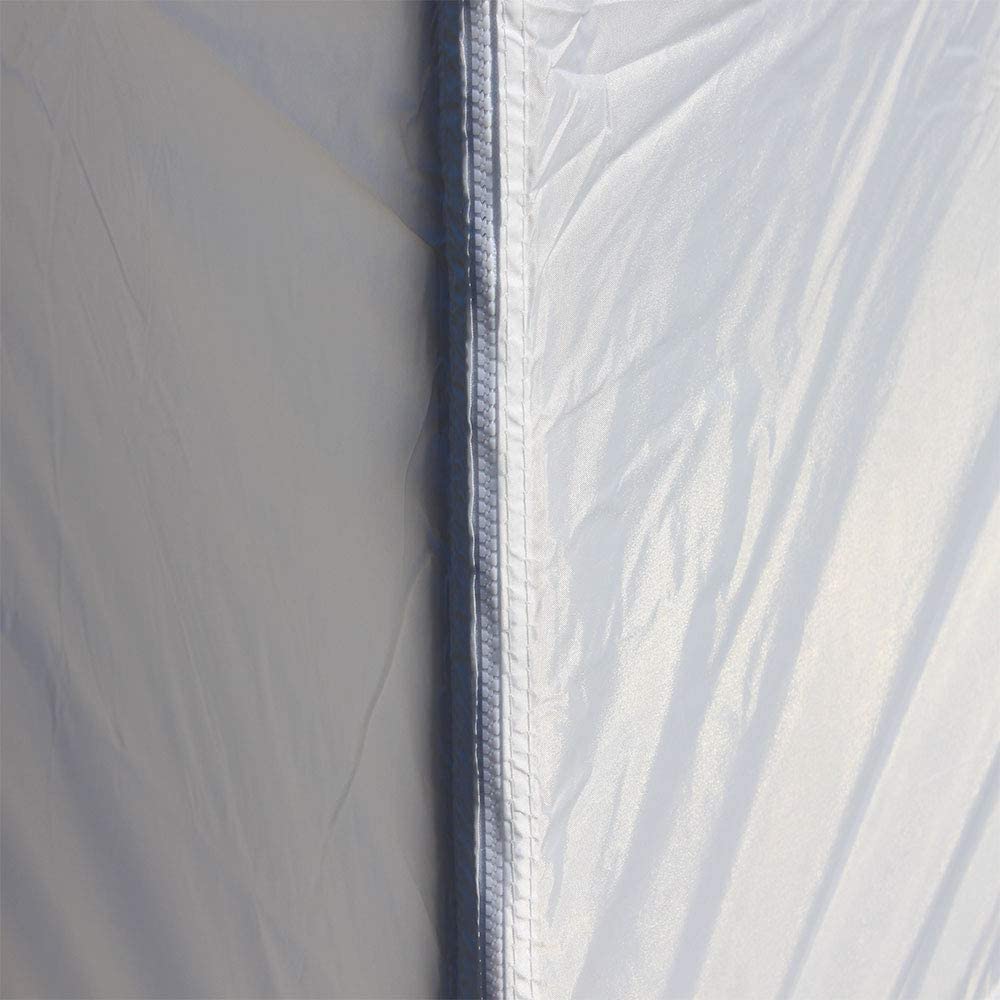 Impact Canopy 10-Foot Canopy Tent Wall Set, 1 Solid Sidewall and 1 Middle Zipper Sidewall Only, Black