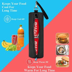 1Pcs Insulated Golf Cooler Bag, Portable Camping Cooler Case, Unisex Soft Beer Sleeve for Drinks/Bottled Water/Umbrella, for Daily Work/School/Travel/Hiking (1PCS)