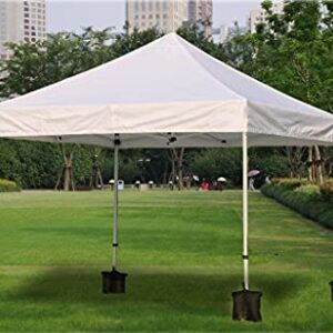 Heavy Duty 600D Gazebo Canopy Weights Bag, Tent Weights Bag for Legs, Sandbags for Pop Up Tent Gazebo Canopy Outdoor Sun Shelter Umbrella Pool Ladder (Black-6 Pack)