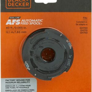 BLACK+DECKER Trimmer Line Replacement Spool, Dual Line, AFS, .065-Inch (DF-065)