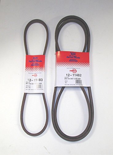 Primary and Secondary Drive Belts Replaces 954-0468, 754-0468, 954-0467, 754-0467,