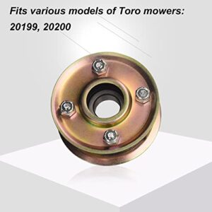 Karbay 131-4529 Pulley Kit 30", Compatible with Toro 131-4509, 125-2532, fits TimeMaster TurfMaster Lawn Mower