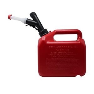 GARAGE BOSS GB320 Briggs and Stratton GarageBoss Press 'N Pour 2+ Gallon Gas Can, Red