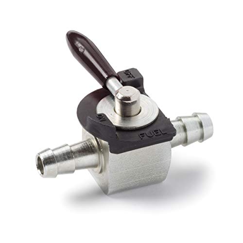 Oregon 07-403 Inline Fuel Shut Off 1/4" Ball Valve , Gray