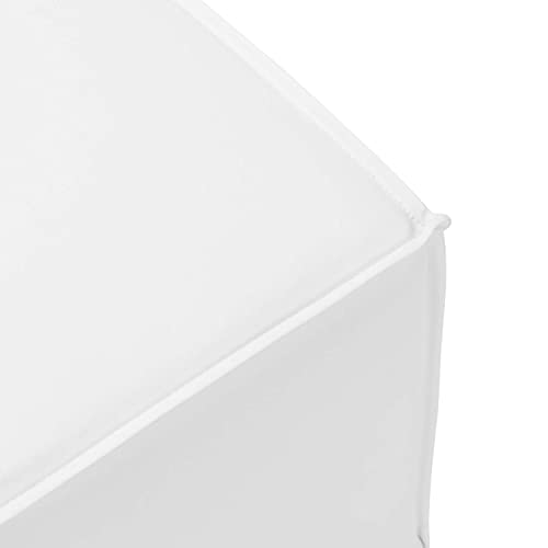 Modway EEI-4211-WHI Saybrook Patio Sectional Ottoman in White, 29.5 x 29.5 x 15.5