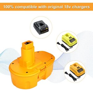 18V 3600mAh Replacement Battery Compatible with Dewalt 18V Battery Compatible with DC9096 DC9098 DC9099 DW9095 DW9096 DW9098 DE9038 Cordless Power Tools 1 Pack