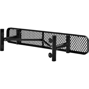 Global Industrial 6'L Expanded Metal Mesh Flat Bench, Black