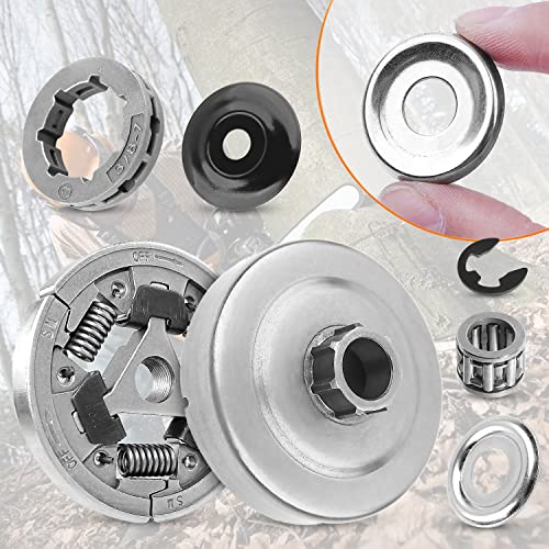 Mtanlo 3/8 Clutch Drum Rim Sprocket Needle Bearing Kit for Stihl 044 046 MS440 MS460 MS461 MS441 MS361 MS362 MS362C Chainsaw # 1128 007 1000