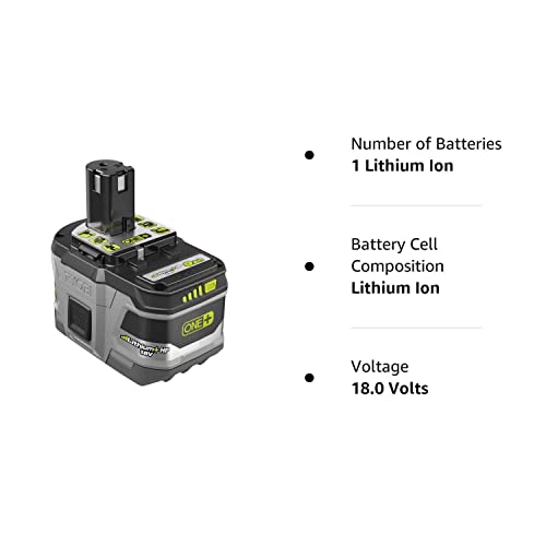 Ryobi 18-Volt Lithium + HP High Capacity 9.0 Ah Battery