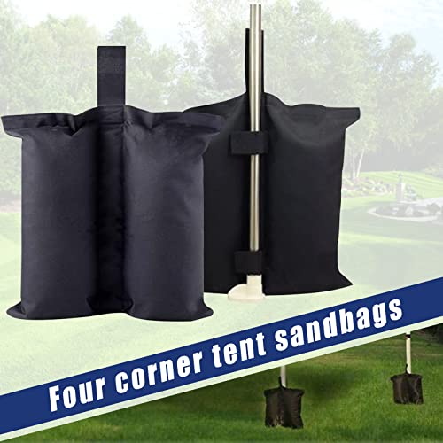 Canopy Weight Bags for Pop up Canopy Tent, Heavy Duty Sandbags for Instant Outdoor Sun Shelter Canopy Legs(4)