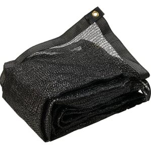 junkogo shade cloth,12’x24′,70% black sun mesh uv resistant net with brass grommets for garden plant cover,greenhouse