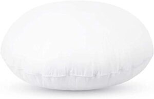 izo home goods round patio outdoor water resistant throw pillows (18″ round)