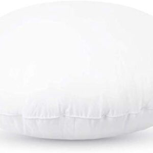 IZO Home Goods Round Patio Outdoor Water Resistant Throw Pillows (18" Round)