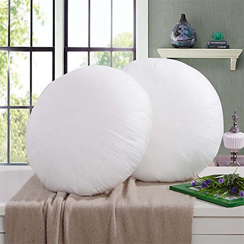 IZO Home Goods Round Patio Outdoor Water Resistant Throw Pillows (18" Round)