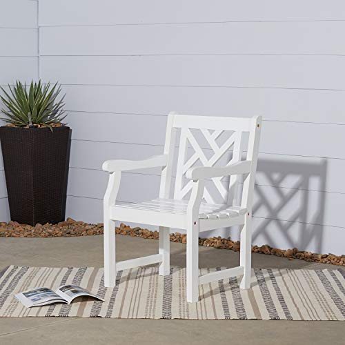 Vifah V1338 Bradley Outdoor Wood Armchair