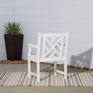 Vifah V1338 Bradley Outdoor Wood Armchair