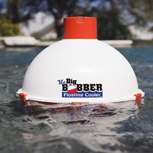 The Big Bobber Floating Cooler, Insulated to Keep up to 12 cans Cool All Day, Portable and Great for Fishing, Boating, and Pools.