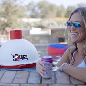 The Big Bobber Floating Cooler, Insulated to Keep up to 12 cans Cool All Day, Portable and Great for Fishing, Boating, and Pools.