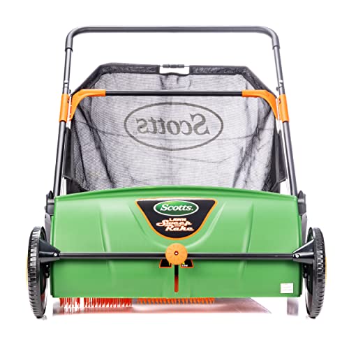 Scotts Outdoor Power Tools LSW70026S 26-Inch Push Lawn Sweeper, Black/Green