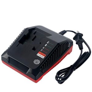 biswaye 18v battery fast charger pcxmvc compatible with porter cable 18v lithium-ion & nicad nimh battery pc18b pc18blex pcc489n pc18b-2 pc18bl pc18blx
