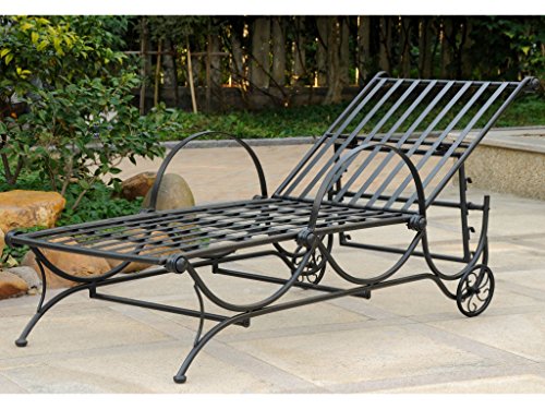 International Caravan Mandalay Single Multi-Position Chaise Lounge