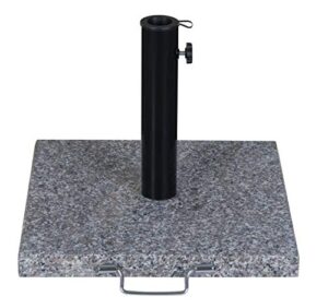 bond manufacturing 39012a 42lb granite umbrella base, brown/gray