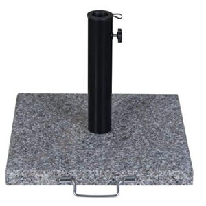 Bond Manufacturing 39012A 42lb Granite Umbrella Base, Brown/Gray