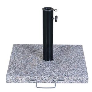 Bond Manufacturing 39012A 42lb Granite Umbrella Base, Brown/Gray