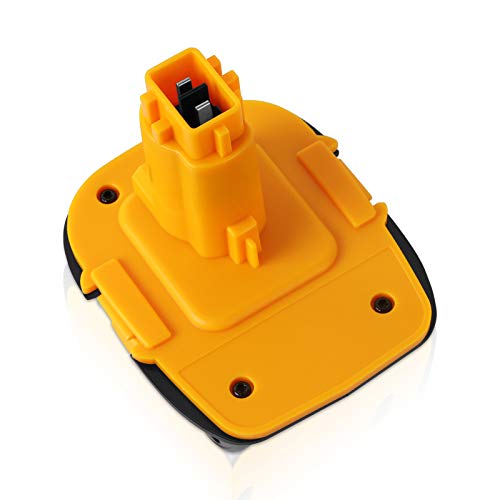 DSANKE DCA1820 Battery Adapter for Dewalt 18V to 20V Adapter, Convert Dewalt 20V Battery DCB205 DCB201 DCB609 for Dewalt 18V Battery DC9096 DC9098 DW9096 DW9099 with USB Port