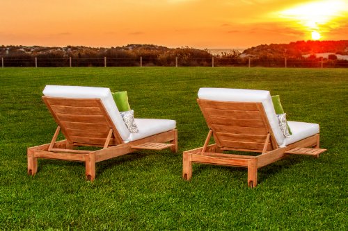 New Grade A Teak Multi Position Sun Chaise Lounger Steamer - Furniture only - Atnas Collection #WHCHAT